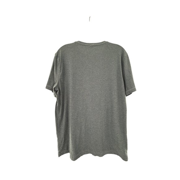 Vuori Heathered Blue Crew Neck T-Shirt M stretch athletic - Picture 4 of 5